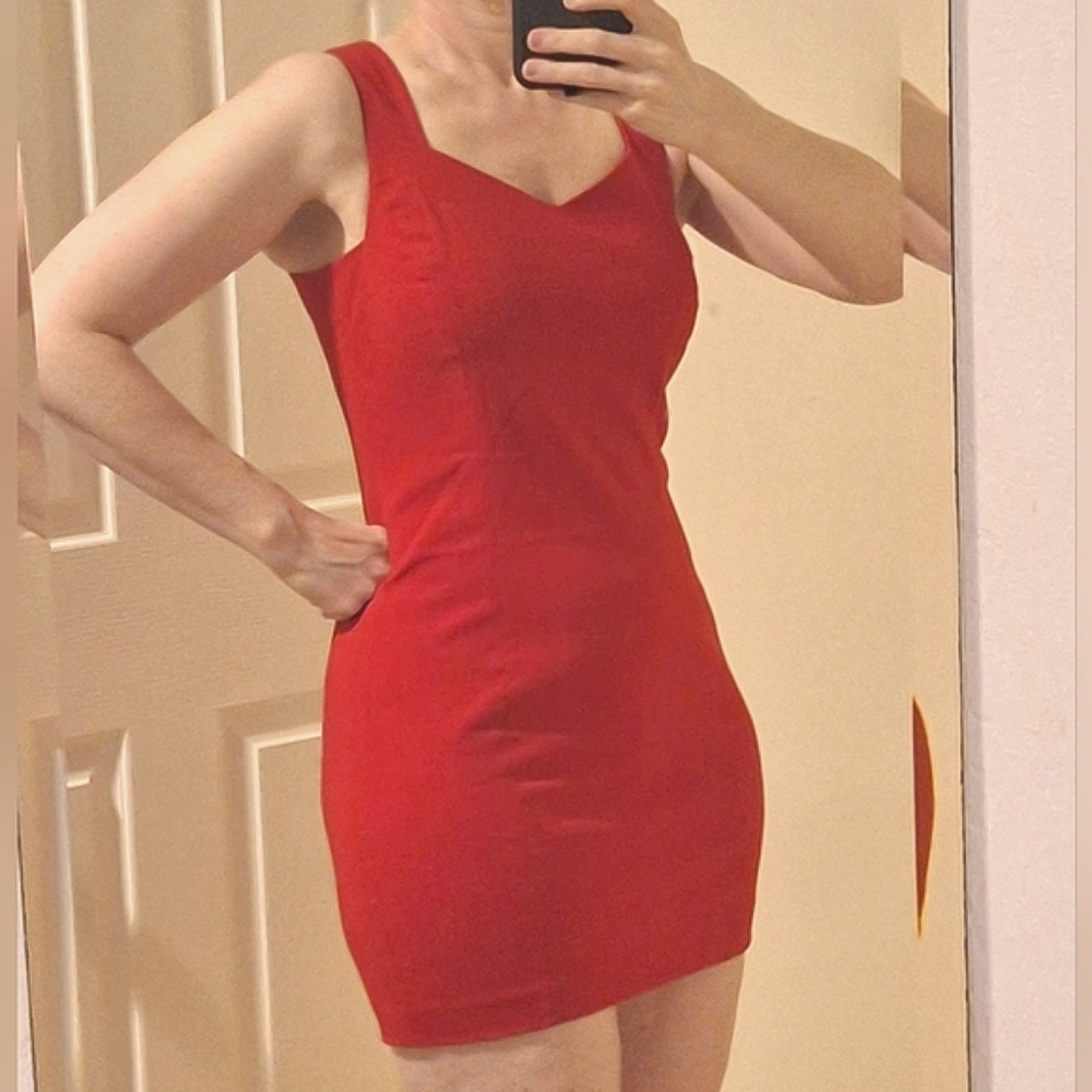 BARNEY'S New York | Red Sleeveless Dress